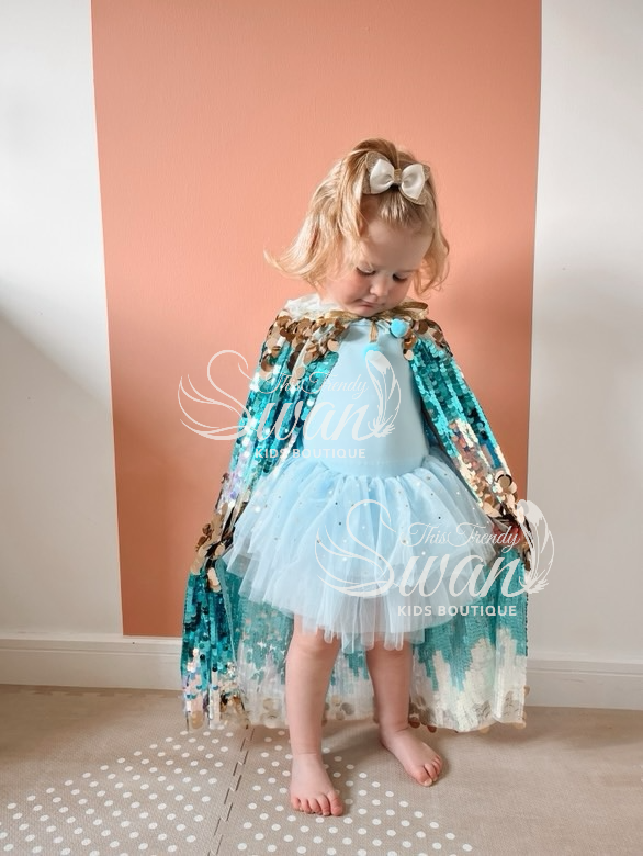 Marilla Cape- Blue