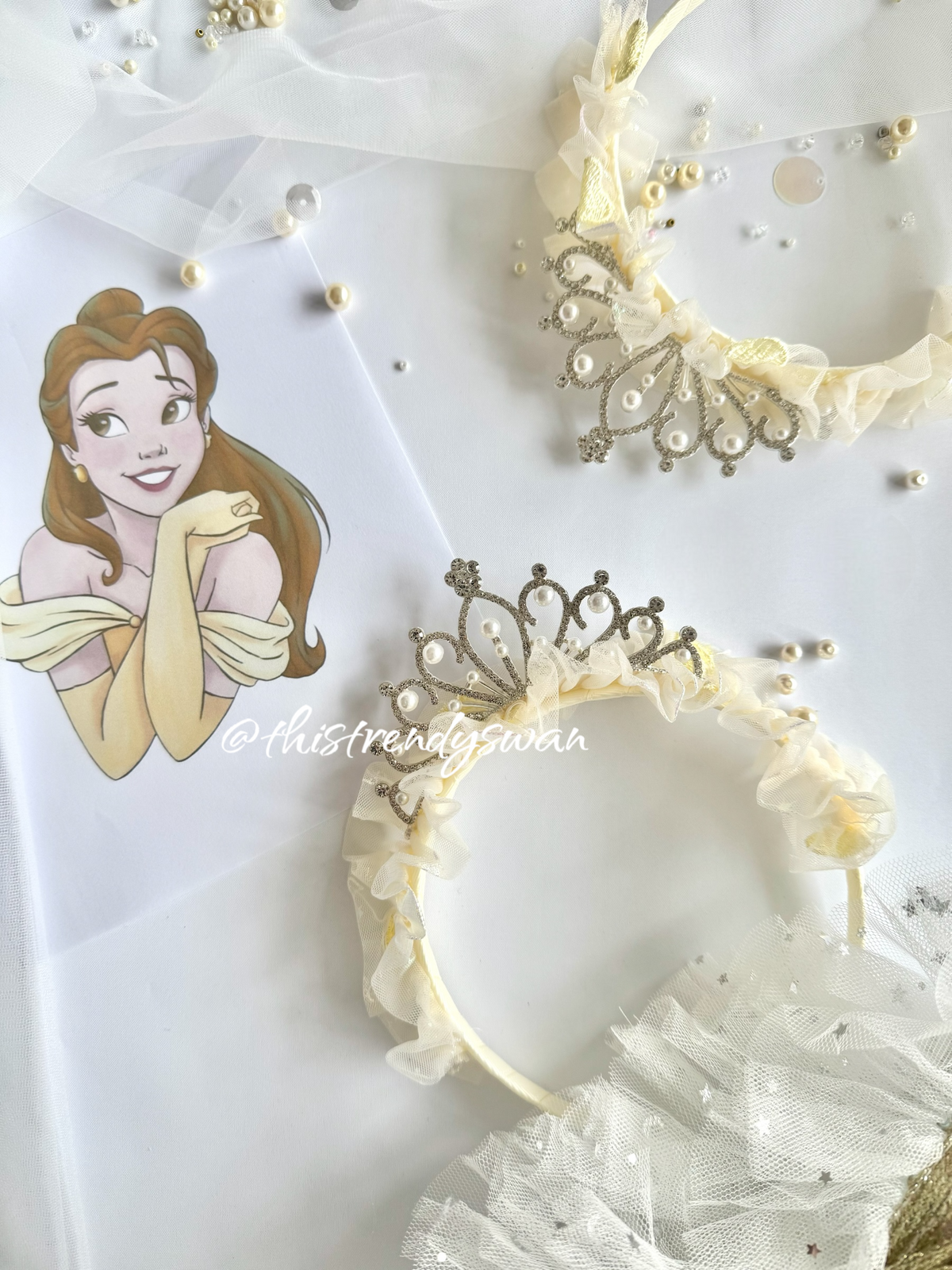 Crown Headband - Yellow