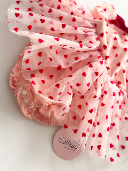 Hear Romper Dress