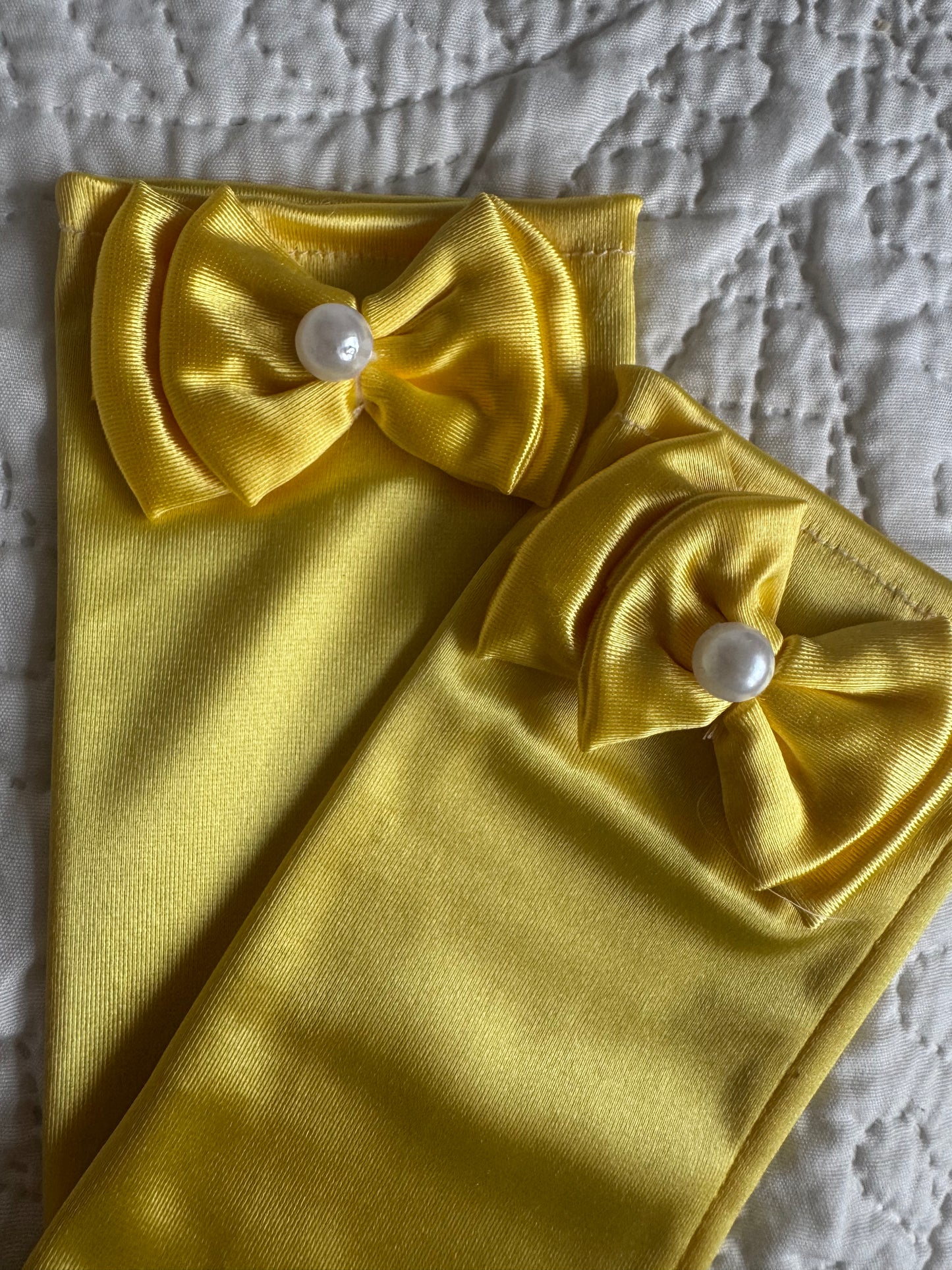 Princess Gloves - Yellow