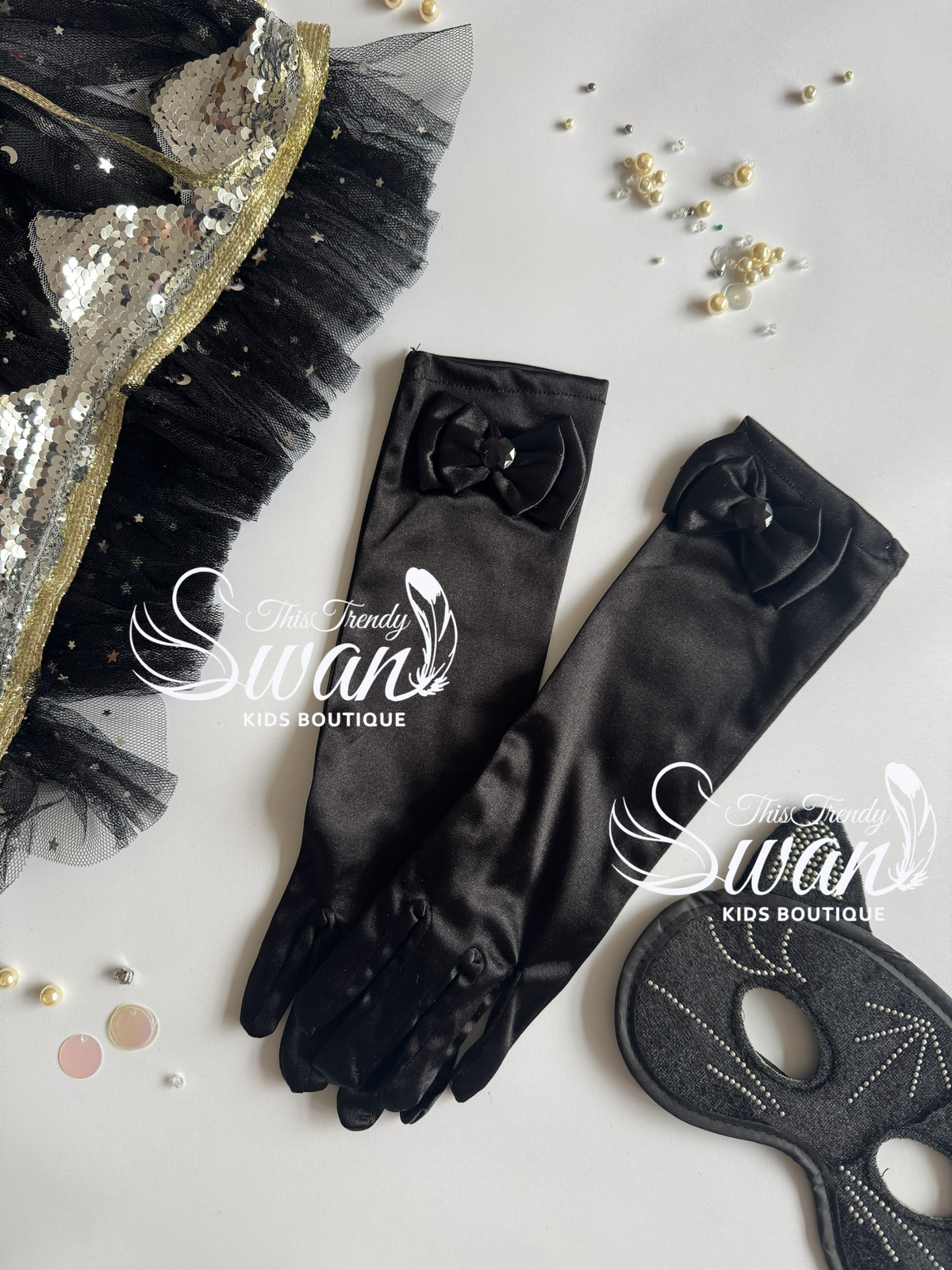 Princess Gloves - Black