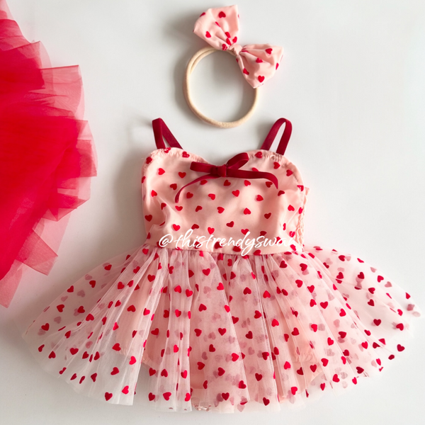 Hear Romper Dress
