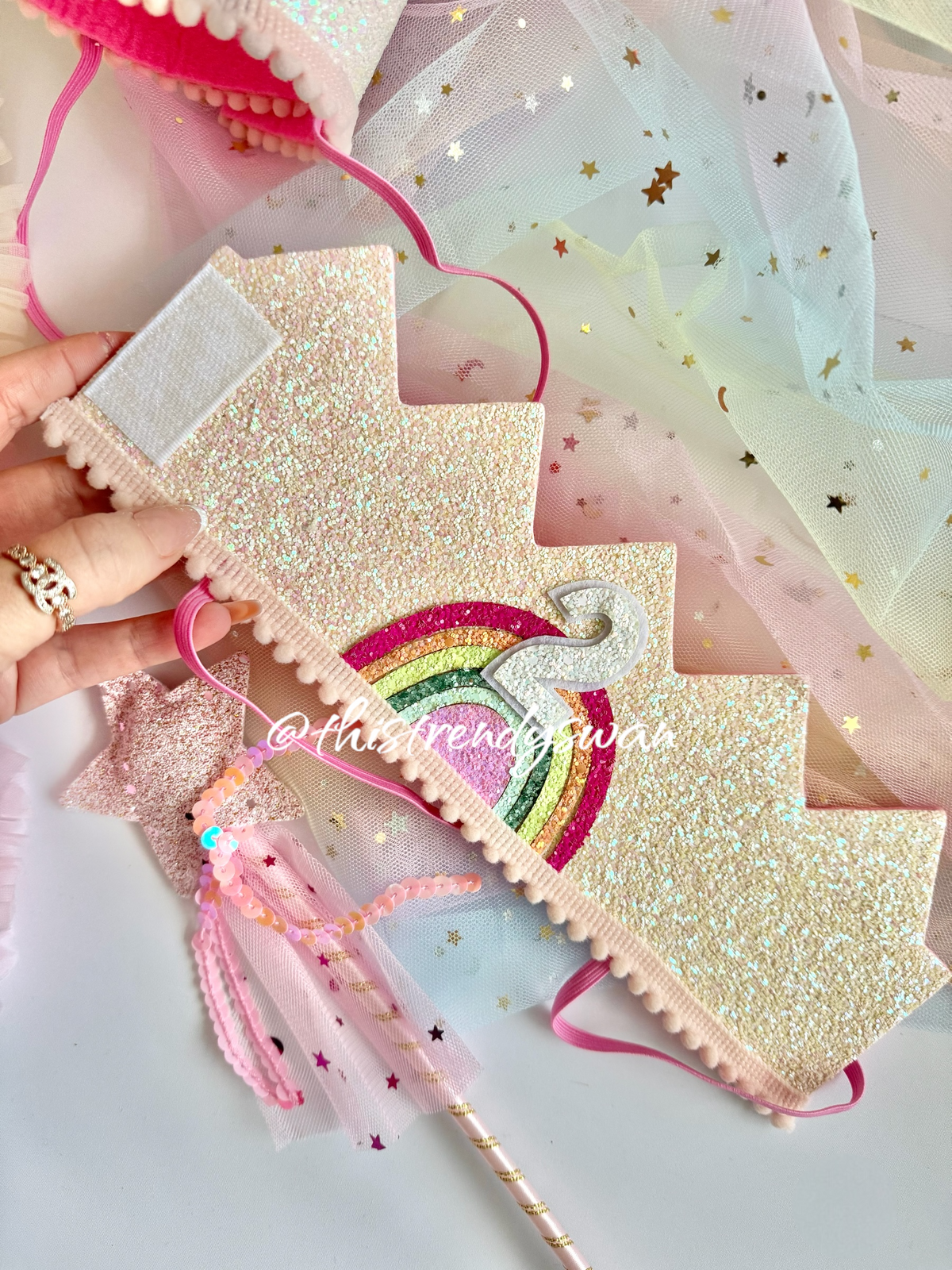 1st & 2nd Birthday Crown