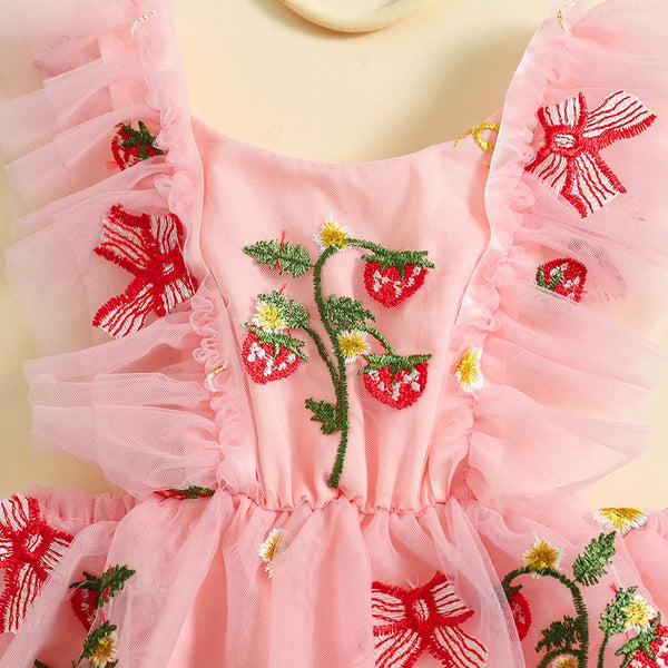 Strawberry Romper & Headband