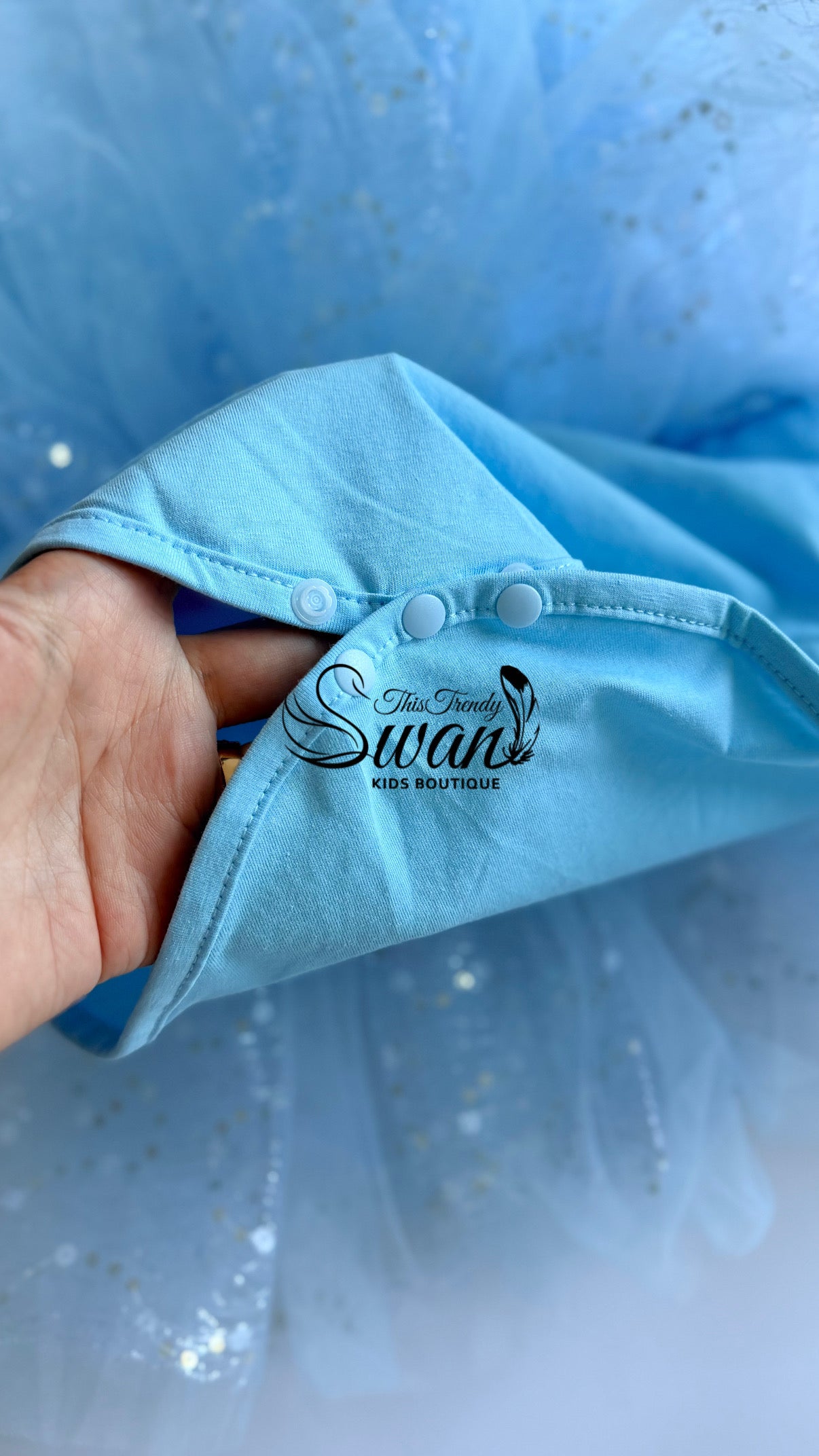 Baby Cinder Romper Dress & Headband
