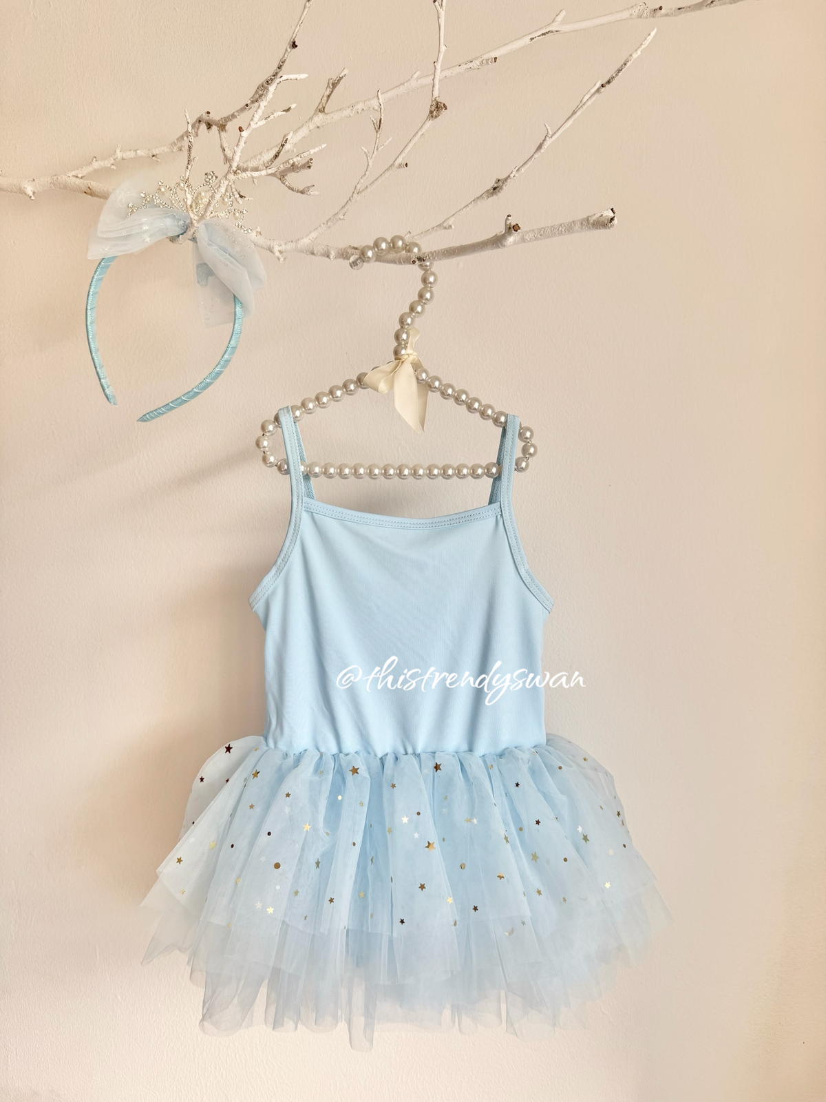 Leotard Tutu Dress - Baby Blue