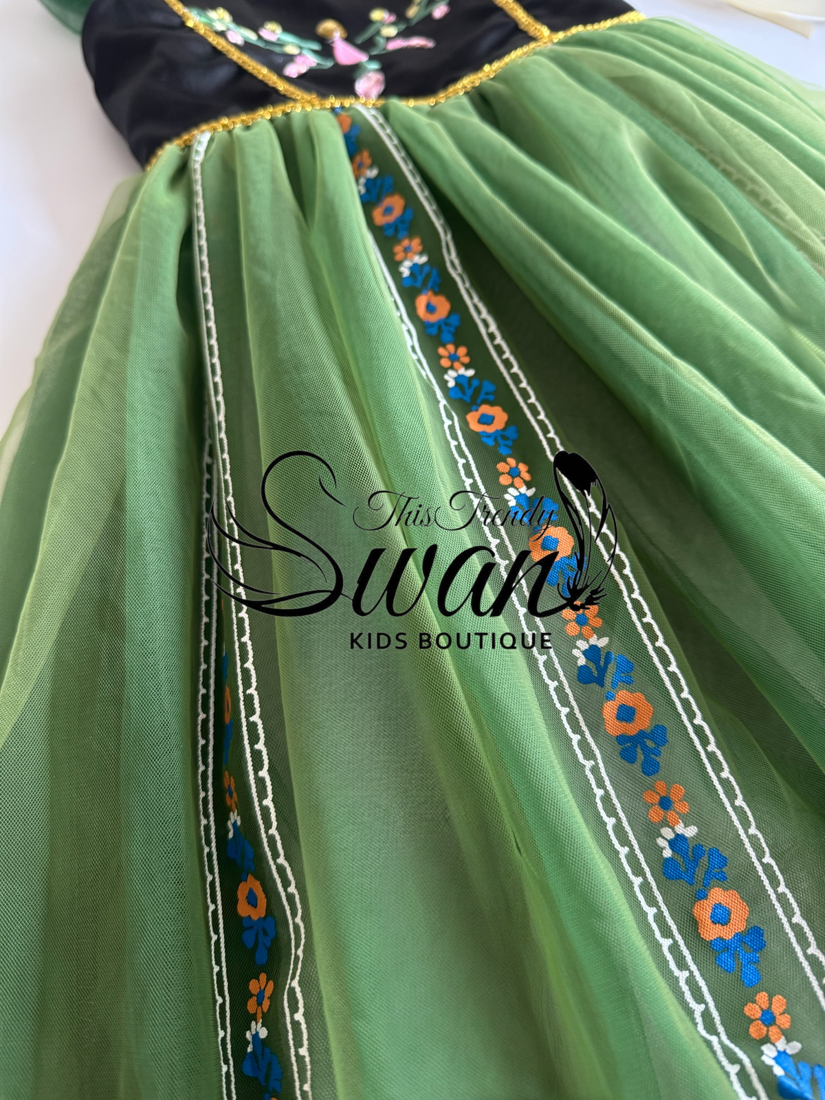 Princess Green Dress