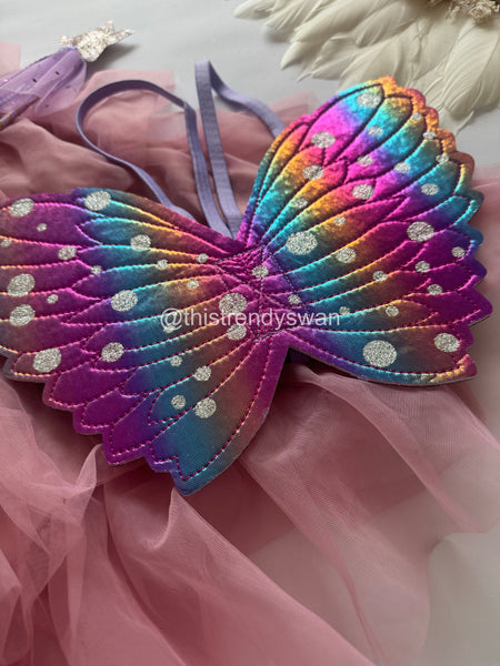 Fairy Wings & Wand - Purple