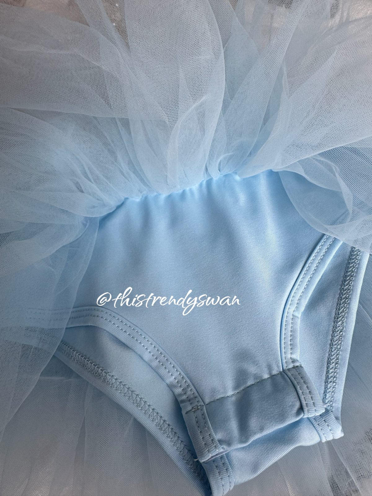 Leotard Tutu Dress - Baby Blue