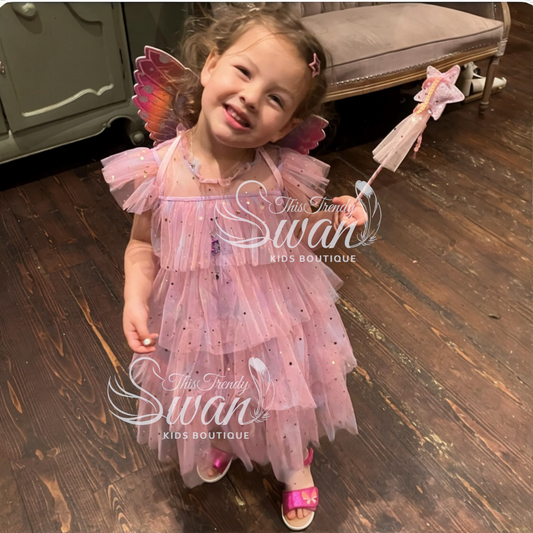 Fairy Wings & Wand - Pink