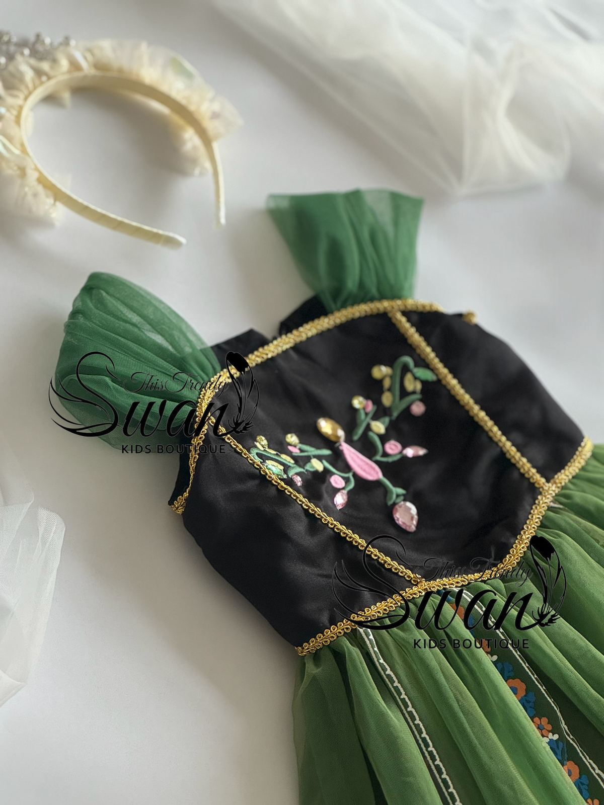 Princess Green Dress