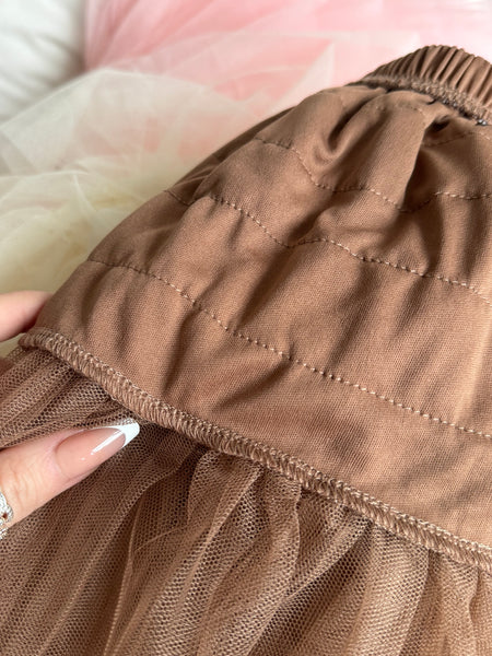 Priscilla Tutu Skirt -Chocolate