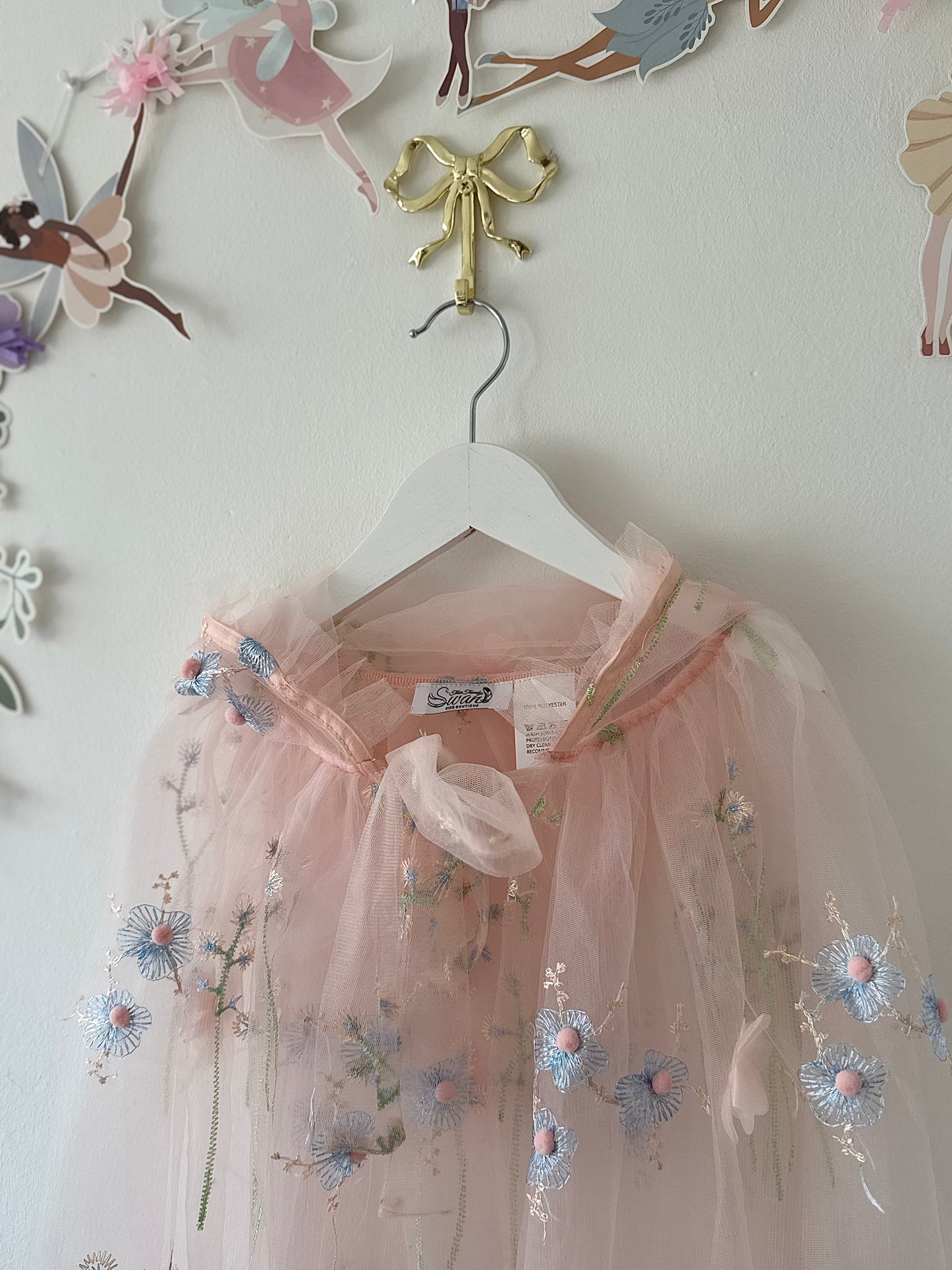 Floral Hooded Cape