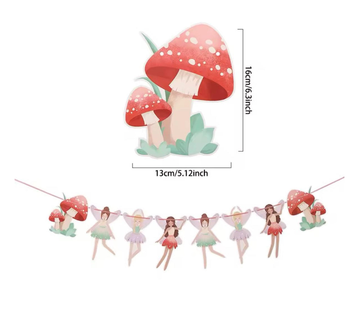 Fairy Garland /Cake Toppers