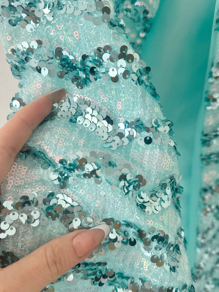 Mermaid Cape -Aqua