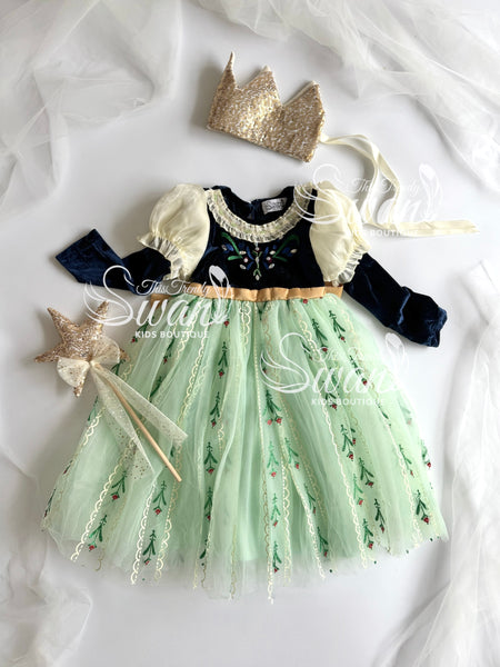 Princess Anna Frozen Dress