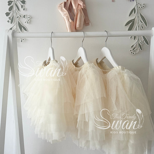 Priscilla Tutu Skirt - Vanilla