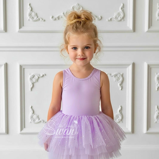 Leotard Tutu Dress - Lilac