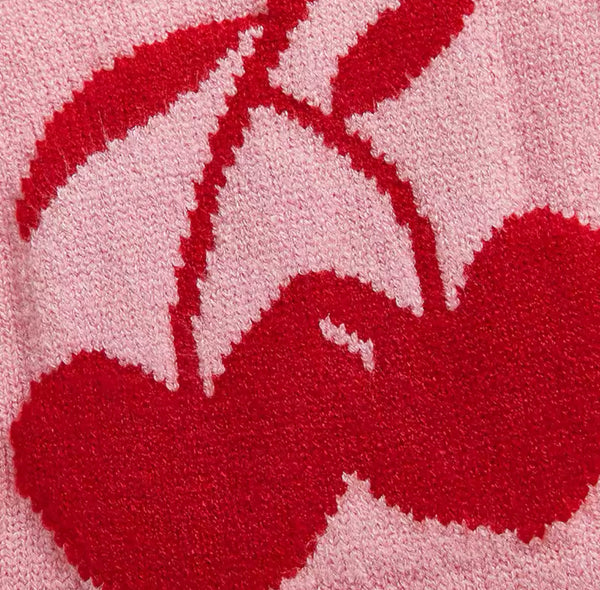 Cherry Knit Romper
