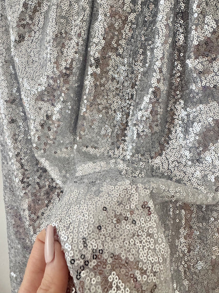 Judo Sequin Cape - Silver