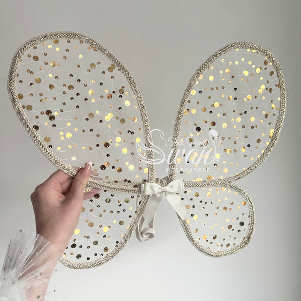 Sequin Fairy Wings -Gold