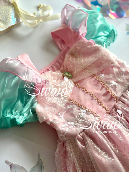 Princess Ariel Rainbow Dress