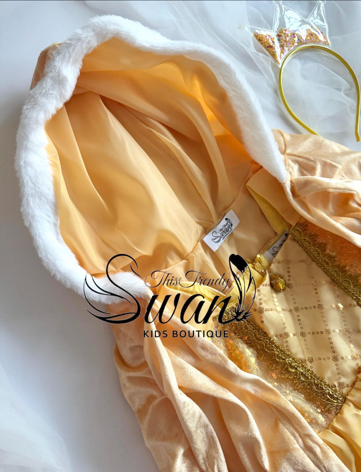 Princess Cape Cloak - Yellow