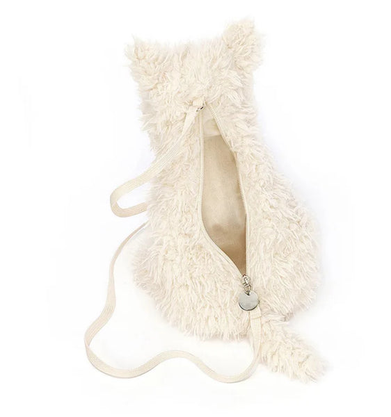 Plush Dog Handbag