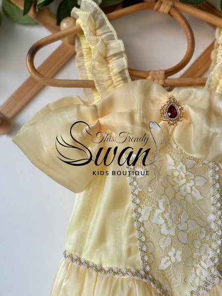 Light Yellow Princess Dress