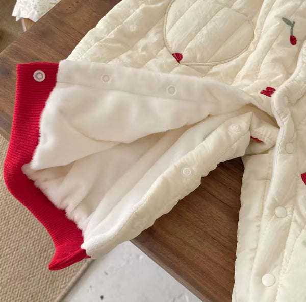 Embroidered all-in-one suit