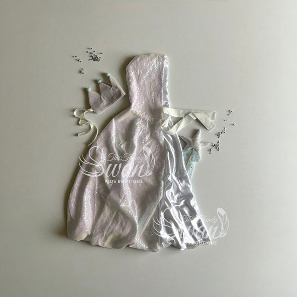 Iridescent Sequin Cape