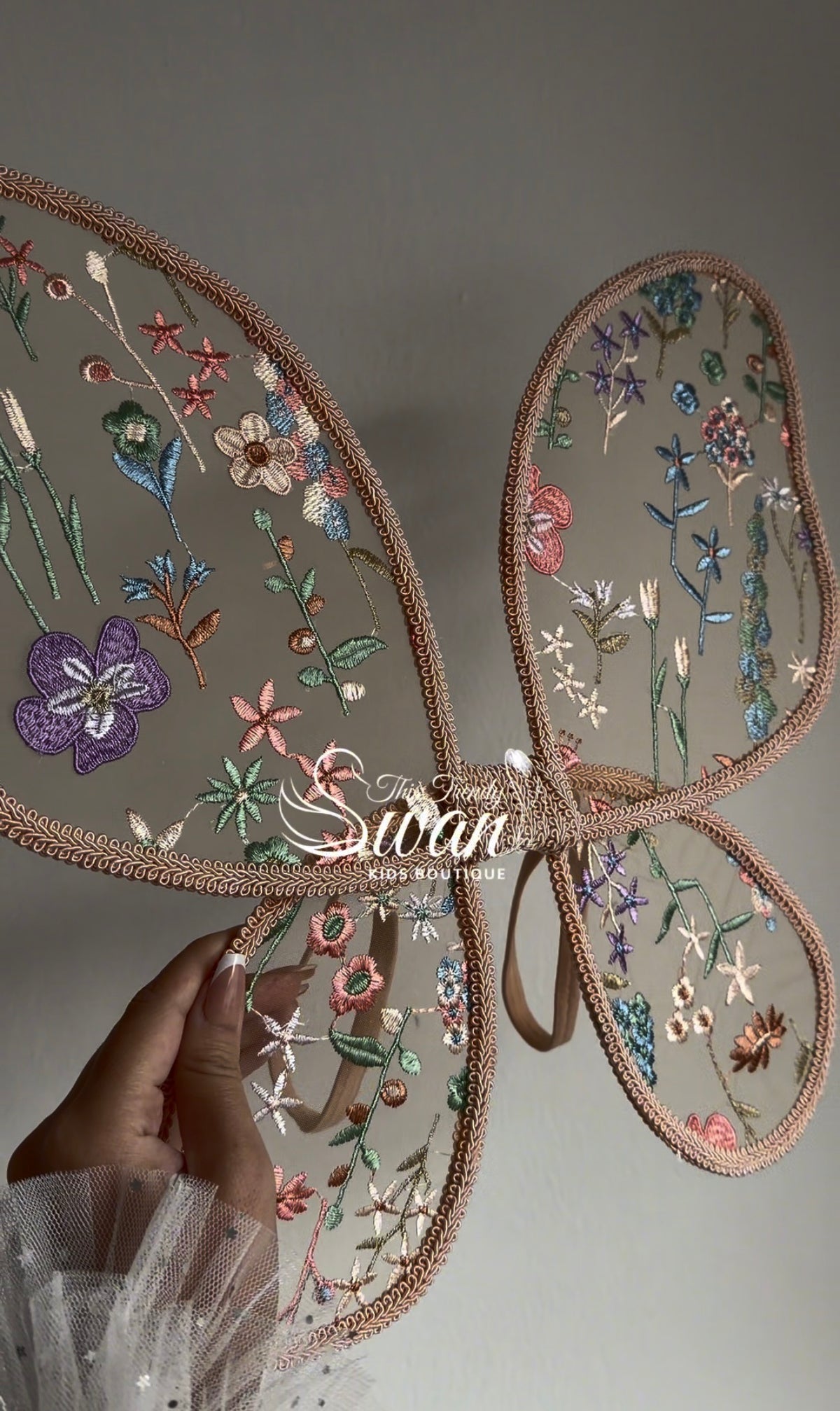 Wild Garden Floral Wings & Wand