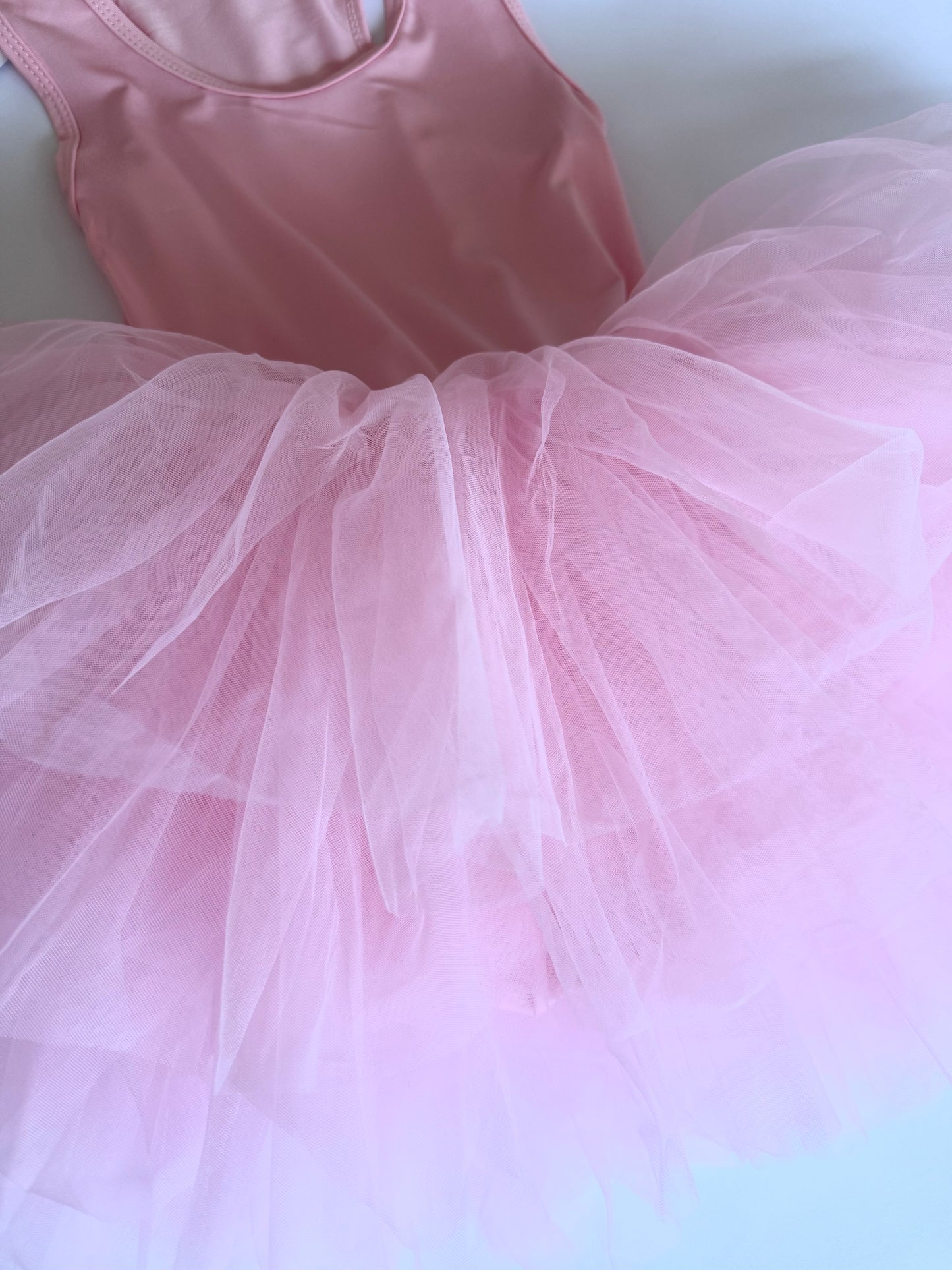 Leotard Tutu Dress - Baby Pink