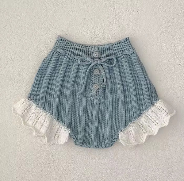 Blue Knit Set