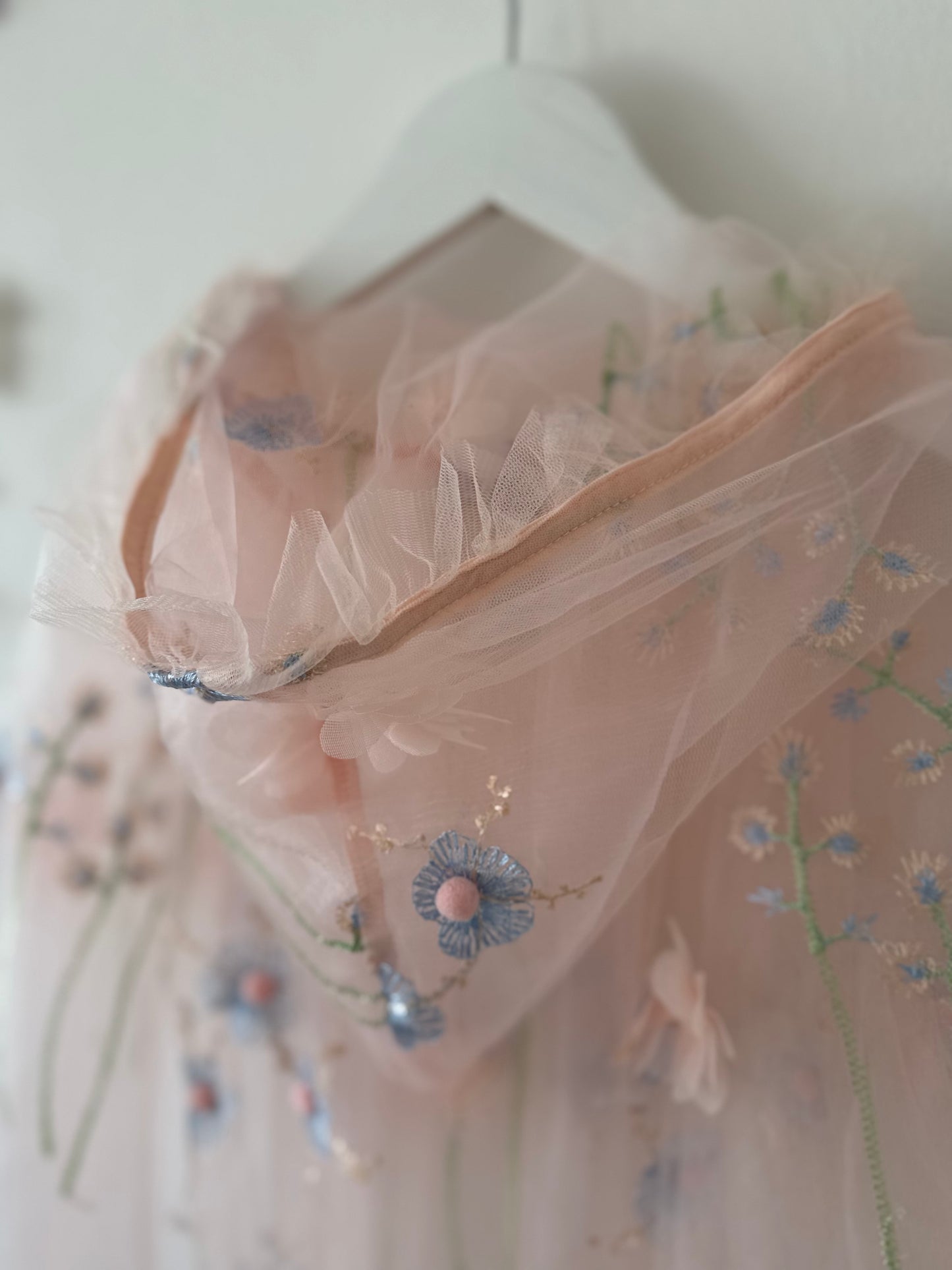 Floral Hooded Cape