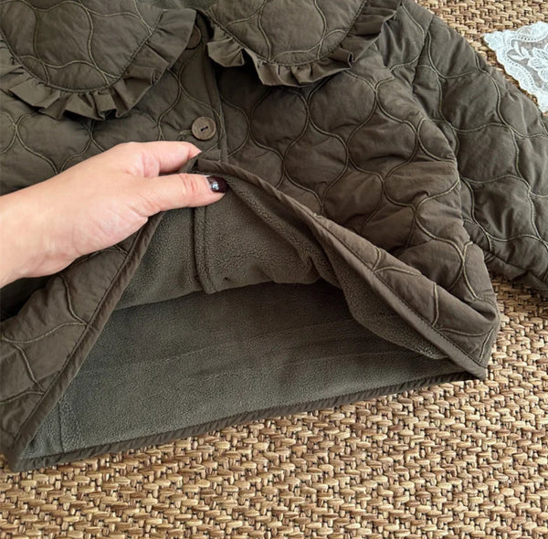 Padded Jacket- Chocolate