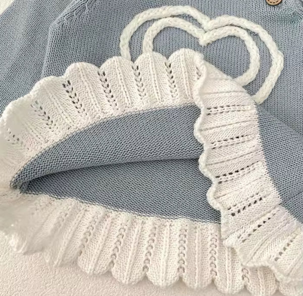 Blue Knit Set