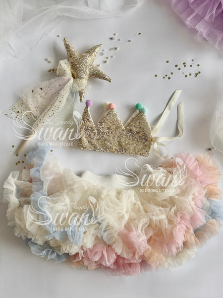 Sequin Crown & Wand
