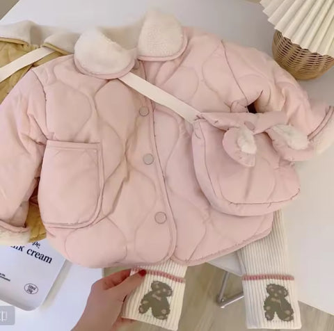 Padded Coat & Matching Bag