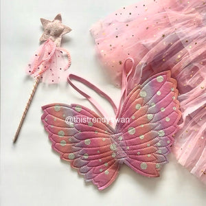 Fairy Wings & Wand - Pink