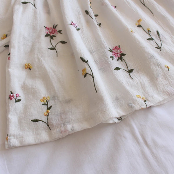 Embroidered Floral Dress