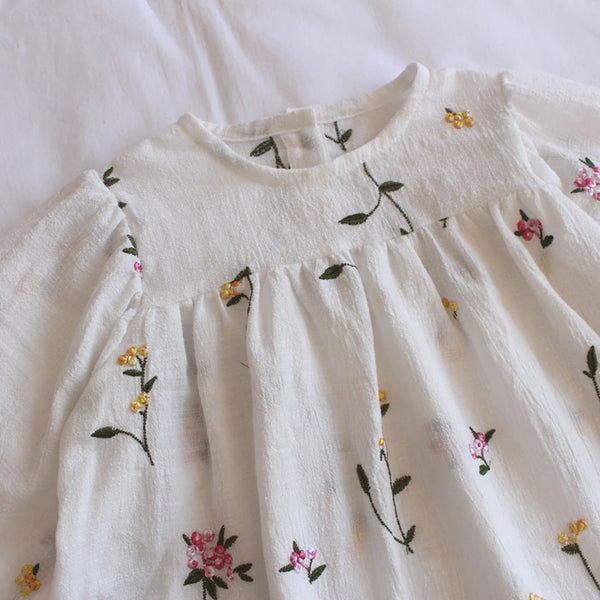 Embroidered Floral Dress