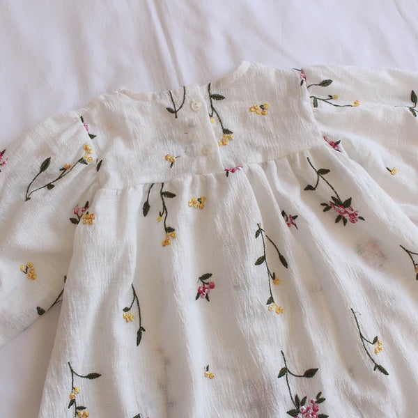 Embroidered Floral Dress