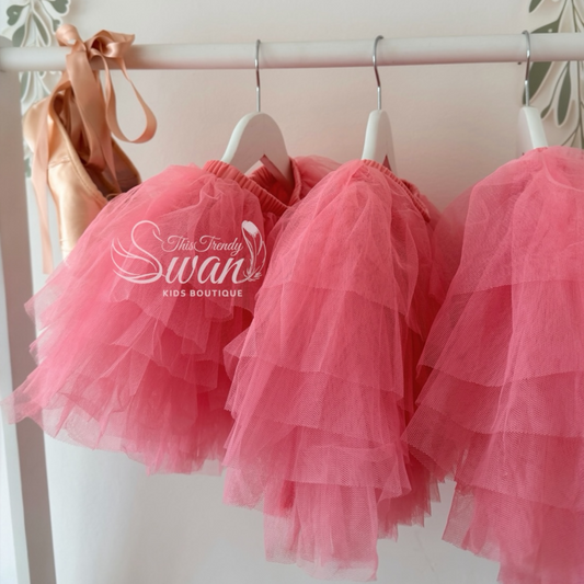 Priscilla Skirt- Salmon Pink