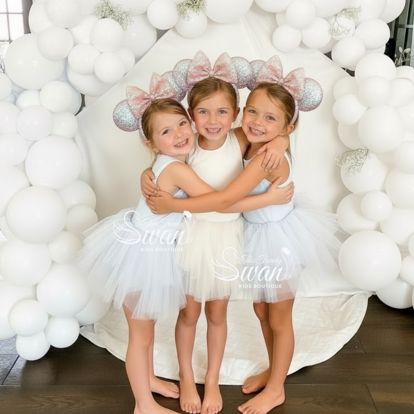 Leotard Tutu Dress - White
