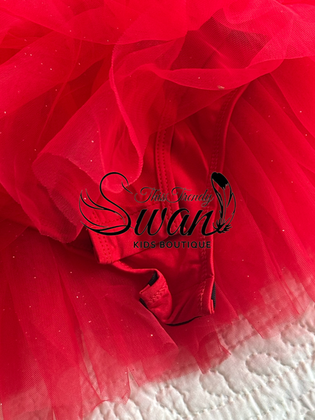 Red Long Sleeve Tutu