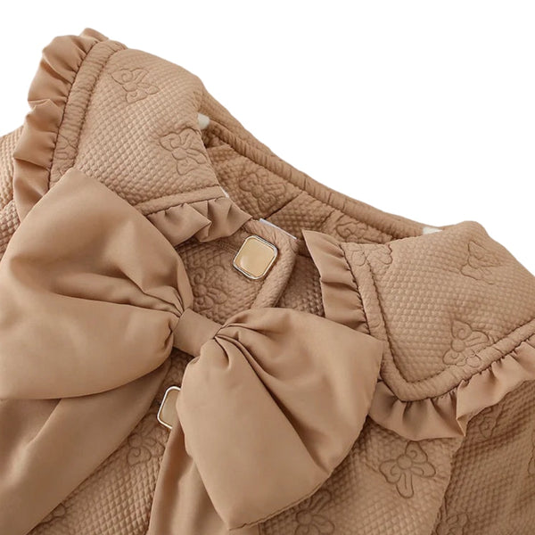Quilted Bow Coat