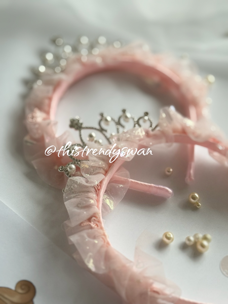 Crown Headband - Pink