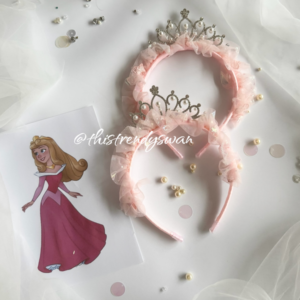 Crown Headband - Pink