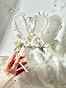 Bunny Lace Ear Headband